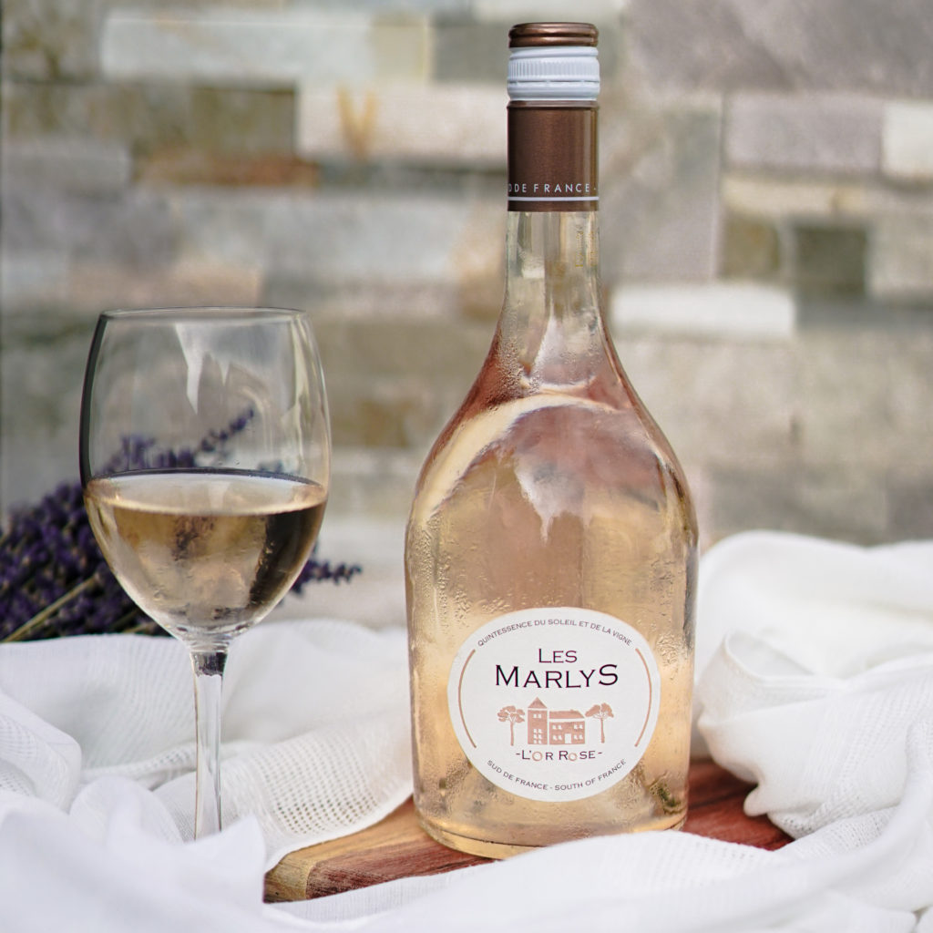 photo vin rosé été